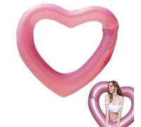 Flotador de natación inflable - Tubos de piscina en forma de corazón para,Tubos inflables de la piscina, de natación de verano, diversión en el agua para adultos y