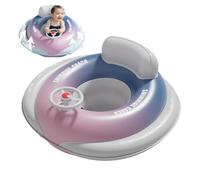 Flotador de natación para bebés, boya de natación inflable - Juguetes para piscina con asiento de seguridad ajustable para posición de asiento al aire libre, juego playa, piscina, viaje relax