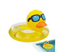 Flotador De Natación Tubo Flotante De Natación | Pato Inflable Con Lentejuelas Brillantes Para Niños Niñas Adolescentes Playa Verano Viaje Fiesta Río Lago Estanque Mar