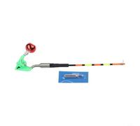 Flotador de pesca con alarma de mordida LED con señal de cambio de color brillante para condiciones de poca luz, sensor electrónico altamente sensible, diseño flotante impermeable para uso en río