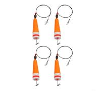 Flotador de pesca de profundidad baja a media con puntos de anclaje giratorios y factor de forma estable a la flotabilidad para un posicionamiento preciso del señuelo cerca de las zonas de cobertura