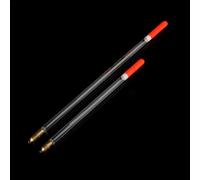 Flotador de pesca giratorio 360 con cuerpo de plástico hueco y tubo transparente para deriva vertical, diseñado para un control preciso de la profundidad y una reflexión eficaz de la luz (0.08 onzas