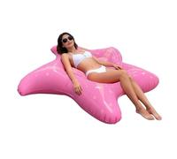 Flotador de piscina | Cama portátil de estrella | Hamaca de piscina y tumbona de natación Sillón para adultos | Para jardín al aire libre Patio lago fiesta bronceado tomar el sol verano