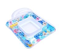 Flotador de piscina de hojas tropicales con purpurina, silla inflable brillante para adultos, hamaca de agua con diseño de palma para piscina, playa, lago, fiestas de verano