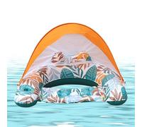 Flotador de piscina inflable - Silla flotante de PVC con headrest, lounger de agua confortable para verano, flotador portátil de playa del río del lago | Relaxation Outdoor Pool Accessory For Vacation