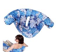 Flotador de piscina para adultos, asiento hinchable con respaldo, estructura cómoda, juguete para el agua al aire libre para el lago, río, piscina, ocio