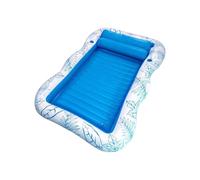 Flotador de piscina para adultos - Maton de carne inflable de agua, portavasos flotado, piscina River Beach Venta Vacation Play Jardín Diseño cómodo Diseño duradero Material Excelente stabi