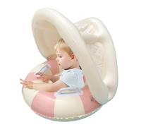 Flotador de Piscina para bebés, Flotador Inflable con parasoles para bebé, Asiento de Seguridad Flotante, de natación con protección Solar, Juguete con parasoles Retro para