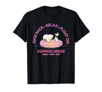 Flotador de Piscina Retro Snoopy Woodstock Beachy Summer Break Vibes Camiseta