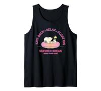 Flotador de Piscina Retro Snoopy Woodstock Beachy Summer Break Vibes Camiseta sin Mangas