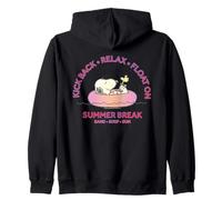 Flotador de Piscina Retro Snoopy Woodstock Beachy Summer Break Vibes Sudadera con Capucha