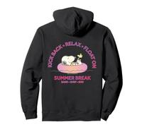 Flotador de Piscina Retro Snoopy Woodstock Beachy Summer Break Vibes Sudadera con Capucha