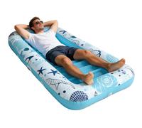 Flotador de Piscina | Tumbona Flotante Hinchable con Portavasos | Flotador para Tomar el Sol | para Adultos y Familias, Vacaciones en Piscina, Lago y Playa