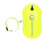 Flotador de seguridad de natación, bolsa impermeable y boya de natación de colores vivos para triatletas, natación en agua libre, snorkel, flotador de seguridad con cinturón ajustable