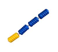 Flotador de separación de piscina de acero de 9,1 m, marcadores en espiral para entrenamiento y competición, ideal para remo y natación, duradero y eficaz