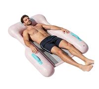 Flotador de Silla para Piscina,Asiento Plegable con Base de Malla,Soporte Antivuelco de Lados para Adultos Jóvenes Mujeres | para Mujer Hombre Adulto Niño Natación Bronceado Agua Río Playa Verano Esta