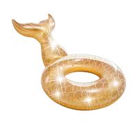 Flotador dorado glitter cola de sirena intex