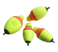 Flotador electrónico luminoso para equipo de pesca con diseño visual de dos colores, flotador para ayudar a los pescadores a detectar picaduras de peces claramente en agua con poca luz u oscura (80 g)