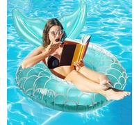 Flotador Hinchable Hillylolly Anillo de Natación, Flotador Redondo Piscina, Flotadores Piscina para Adultos, Hinchables para Piscina Sirena, Piscina de Verano y Juguetes de Playa-Diámetro 110cm