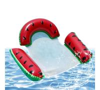 Flotador Hinchable para Piscina | Tumbona Acuática Plegable con Diseño de Frutas,Flotadores de Piscina para Adultos | para Usar en Playa, Lago, Tomar el Sol, Jardín, Patio, Ríos y al Aire Libre