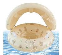 Flotador Infantil con Toldo - Artículos Hinchables para Juegos Acuáticos - Colchoneta Hinchable para Piscina | para Playa Bañera Exterior Vacaciones al Aire Libre