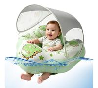 Flotador Infantil con Toldo Colchoneta Hinchable Flotante y Desmontable