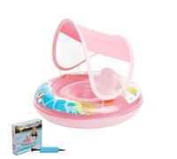 Flotador Infantil con Toldo - Juguetes Ajustables Transpirables con Toldo Desmontable - Juguetes Veraniegos Y Niños,para Agua Lago Playa Verano Muelle Interior Surf Playa Y Agua Y