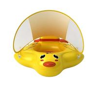 Flotador Infantil para Agua,Equipo de Práctica con Toldo - Asiento Flotador para Piscina y Aro de Natación,para Niños y Niñas Desde 6 a 36 Meses, en Deportes Acuáticos al Aire Libre, Vacaciones en