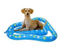 Flotador inflable de piscina para perros tumbona de verano