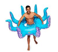 Flotador inflable gigante para piscina BigMouth Inc. con tent culos de pulpo de 1,5 metros de ancho, ideal para fiestas de verano al aire libre e