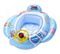 Flotador inflable para piscina, fácil de inflar y desinflar, para niños y niñas, material grueso, portátil y plegable, ideal para nadar en v
