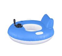Flotador motorizado para Piscina, máximo 300 Libras, con propulsor Giratorio de 360° y diseño de rociador de Agua, para Piscinas, Lagos y Fiestas A-Circular