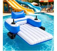 Flotador Motorizado Para Piscina Para Adultos, Tumbona Inflable B