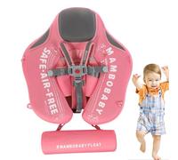 Flotador para bebé, flotador de natación para bebé, chaleco de natación no inflable para niños, anillo flotante de piscina para bebés con toldo desmontable, correas de seguridad seguras, asiento