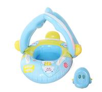Flotador para Piscina de Bebé con Toldo - Flotador De Piscina Infantil con Asiento | Aro Inflable de Agua para Clima Cálido Verano Vacaciones Exterior Playa