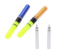 flotador pesca nocturna,luces electrónicas brillantes 2 unidades,flotador luminoso para pescadores nocturnos principiantes y expertos en ríos lagos mar