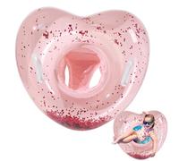 Flotador Piscina Para Niños - Flotador Piscina En Forma De Corazón | Ligero De Agua Inflable De Gran Tamaño Con Respaldo Cómodo | Divertido Natación Para Piscinas, Océanos Y Fiestas - Id