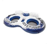 Flotador redondo doble hinchable river run 157x243 cm