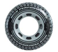 Flotador redondo rueda hinchable neumático intex con asas 114 cm
