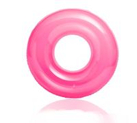 Flotadores Anillo Piscina para Adultos, Rueda Hinchable con 90cm, Rose Fluorescente Anillo Inflable Piscina de PVC Anillos de Natación Piscina Flotante Playa Fiesta De Agua Verano para Adultos Niños