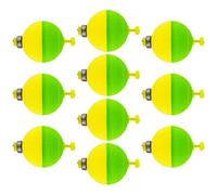 Flotadores de - Juego de Diez ovaladas deslizantes | Accesorios para Deportes de Agua Dulce | Equipo Línea de Montaje Visibilidad Flotabilidad Peces Río Lago Técnica Detección Estabilidad