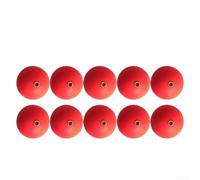 Flotadores de pesca, 10 cuentas de bola de espuma, indicadores de huelga, boyas de 15 mm para pesca en rocas, playa, lago y barco, con variantes de anillo guía (tipo A, rojo)