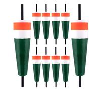 Flotadores De Pesca | 10 Piezas Corchos Flotantes con Peso | Accesorios De Pesca, Corcho Espuma para Crappie Agua Salada Bagre Perca