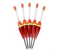Flotadores de pesca de carpa, boya vertical, bobinas sensibles y visibles para aguas poco profundas y pesca salvaje, kit de aparejos terminales de plástico rojo (4 g)