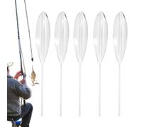 Flotadores de pesca - Suministros de acrílico transparente para peces | Flotadores de pesca hundidos - para lubina, bagre, agua salada, agua dulce, orilla, río, arroyo, estanque, lago, padre