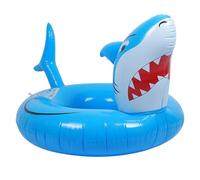 Flotadores de Piscina de Tiburones, Tubo de natación Inflable, salón de para Adultos, tamaño 120x110x30 cm, Organizador Compacto de Verano, para Mujeres, Hombres, Viajes de Vacaciones, Playa, l