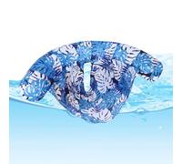 Flotadores de piscina para adultos, flotador de agua PooSl inflable, tumbona flotante con respaldo, cómoda hamaca de balsa, duradera relajación de verano al aire libre para el río del lago