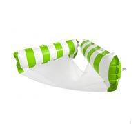 Flotadores De Piscina Para Adultos,Hamaca Inflable Portátil A Rayas 2 en 1 | Sillón flotante Convertible en Cama De Viaje - Para Agua Mar Playa Estanque Río Interior Exterior Afuera Camping