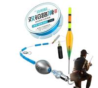 flotadores flotadores de pesca - kit de flotador automático con línea de pesca de 120 m | Juego de línea con de flotador que cambia de color, pescador experimentado y principiante, para barco