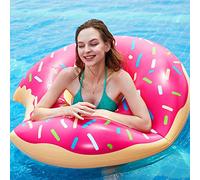 Flotadores inflables para piscina, Donut Anillo de natación Inflable, Anillos de Natación, Anillo de Natación Inflable, Material: PVC, Los juguetes de ayuda para nadar más populares para el verano